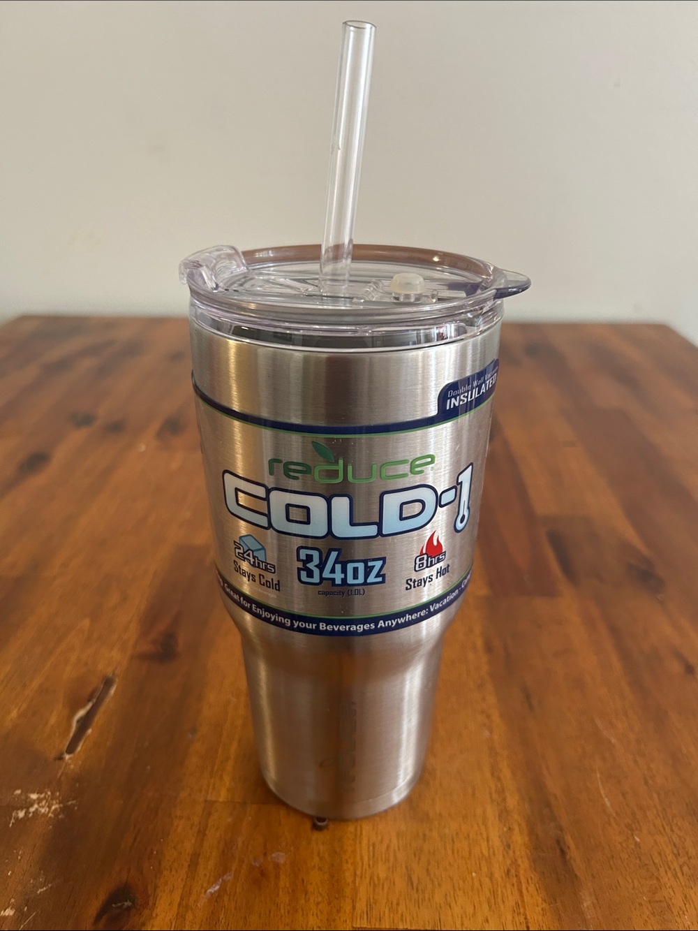 New with Tags Reduce COLD-1 34oz Stainless Steel Insulated Tumbler